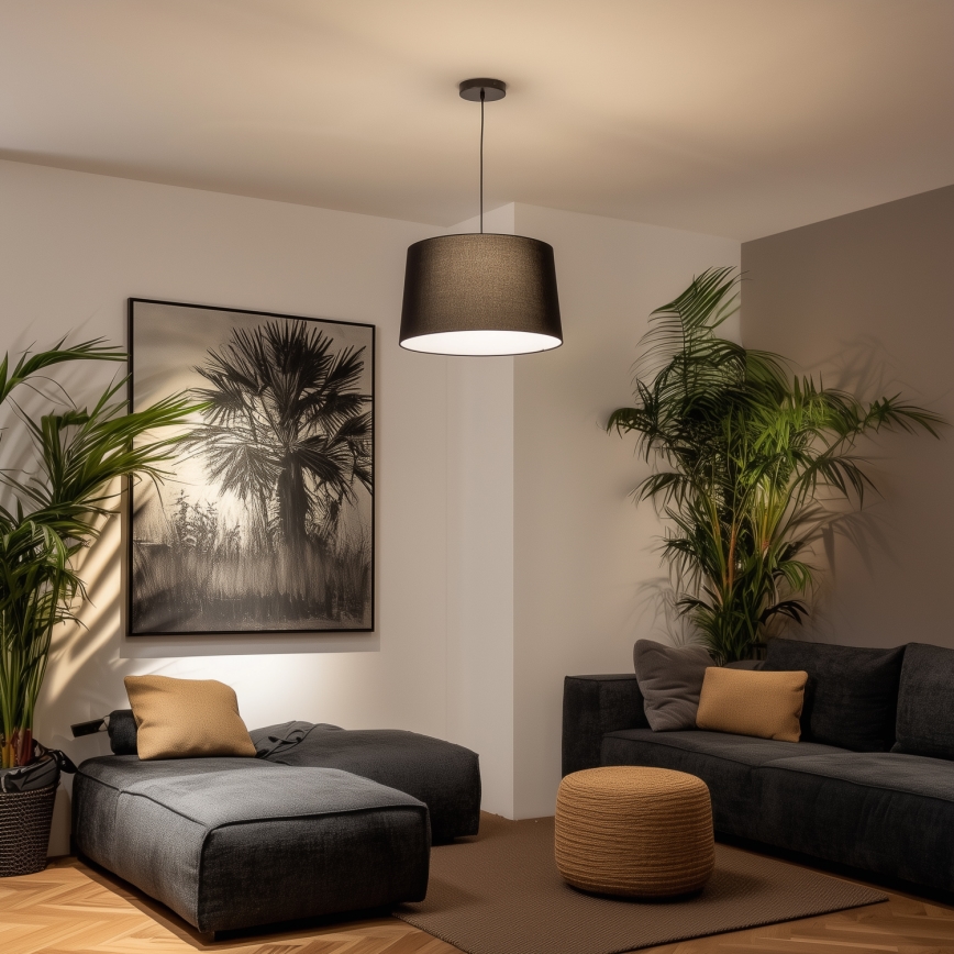 Uniwersalny klosz KERIA śr. 45 cm czarny