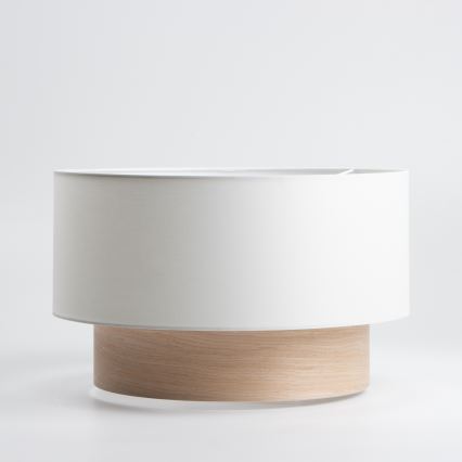 Uniwersalny klosz KERIA Ø 50 cm biały/brązowy