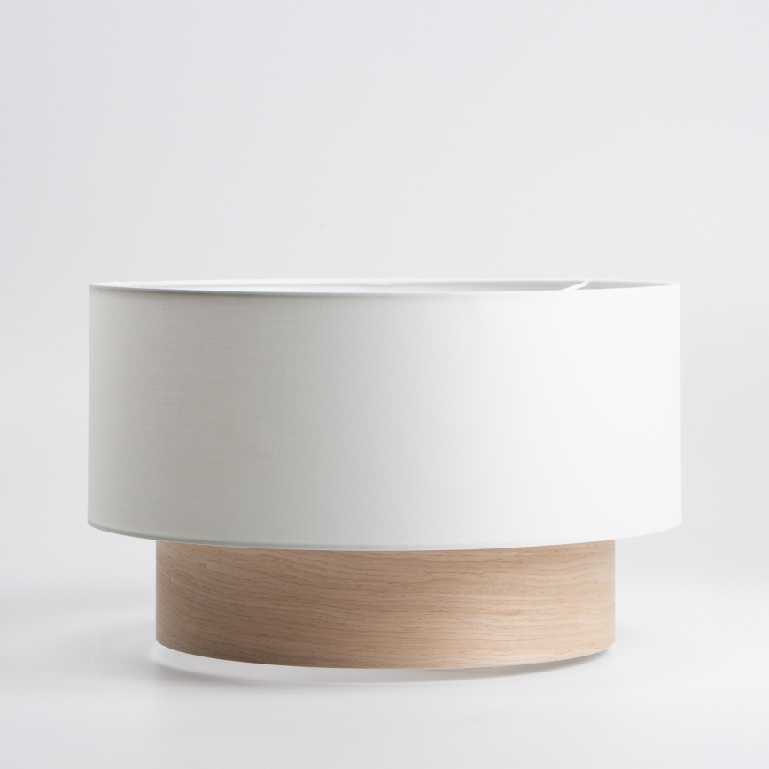 Uniwersalny klosz KERIA Ø 50 cm biały/brązowy