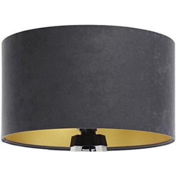 Uniwersalny klosz STANDART E27 o średnicy 45 cm szary/złoty