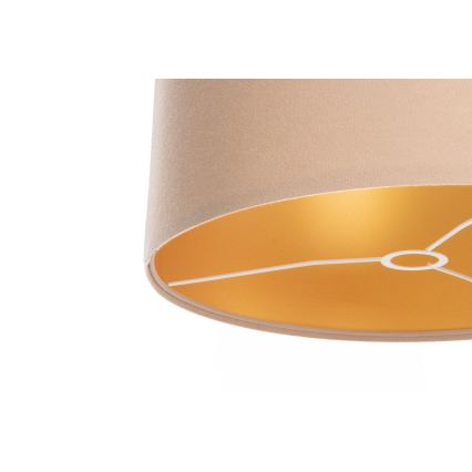Uniwersalny klosz STANDART E27 śr. 45 cm beżowo-złoty