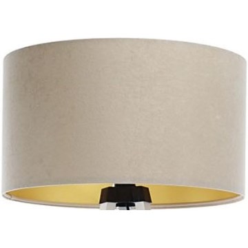 Uniwersalny klosz STANDART E27 śr. 45 cm beżowy/złoty