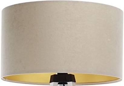 Uniwersalny klosz STANDART E27 śr. 45 cm beżowy/złoty