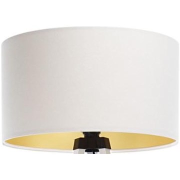 Uniwersalny klosz STANDART E27 śr. 45 cm biało-złoty