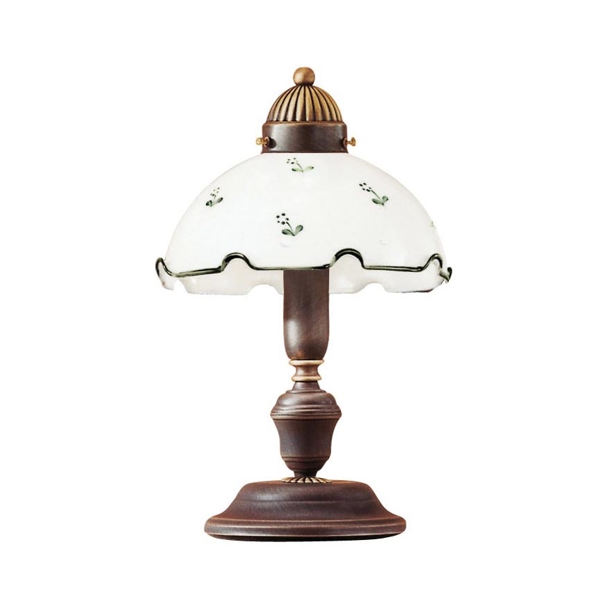 Uniwersalny klosz zamienny NONNA E27 Ø 20 cm biały/zielony