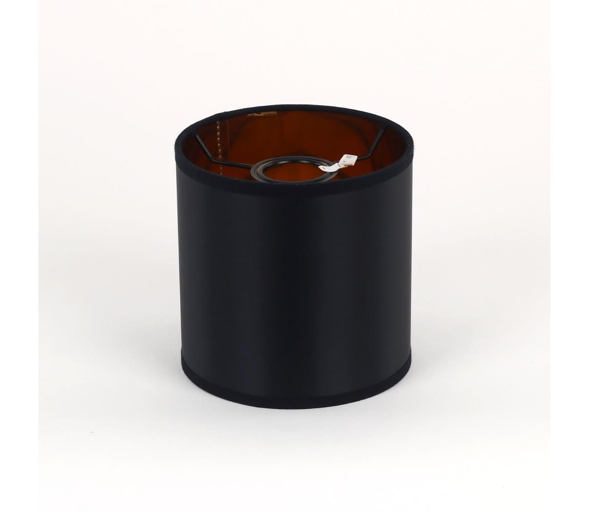 Uniwersalny klosz zamienny WALEC E27, śr. 16 cm, czarny/złoty