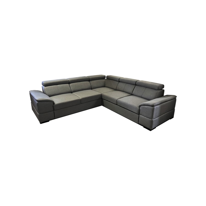 Uniwersalny narożnik rozkładany z pojemnikiem GRANADA ciemnoszary