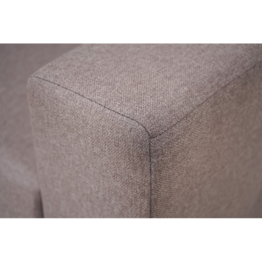 Uniwersalny narożnik z funkcją spania i pojemnikiem na pościel SEVILLA szary