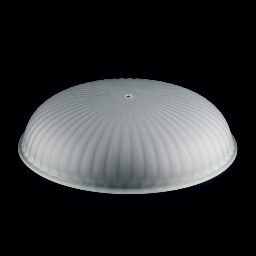 Uniwersalny szklany klosz zamienny ROCCA E27, średnica 40 cm, biały