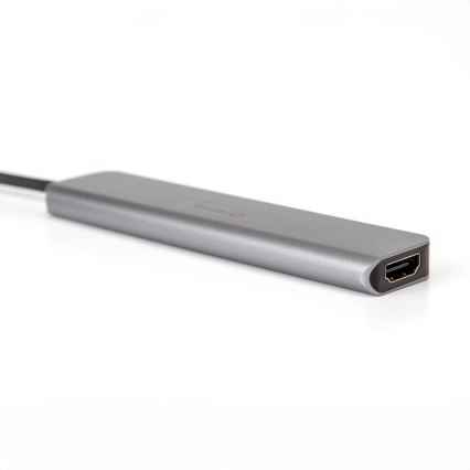 USB hub 7w1 Power Delivery 100W HDMI 4K