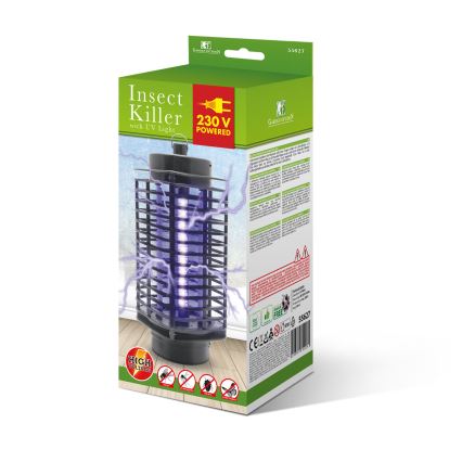 UV elektryczna pułapka na owady 1,2 W/230 V czarna
