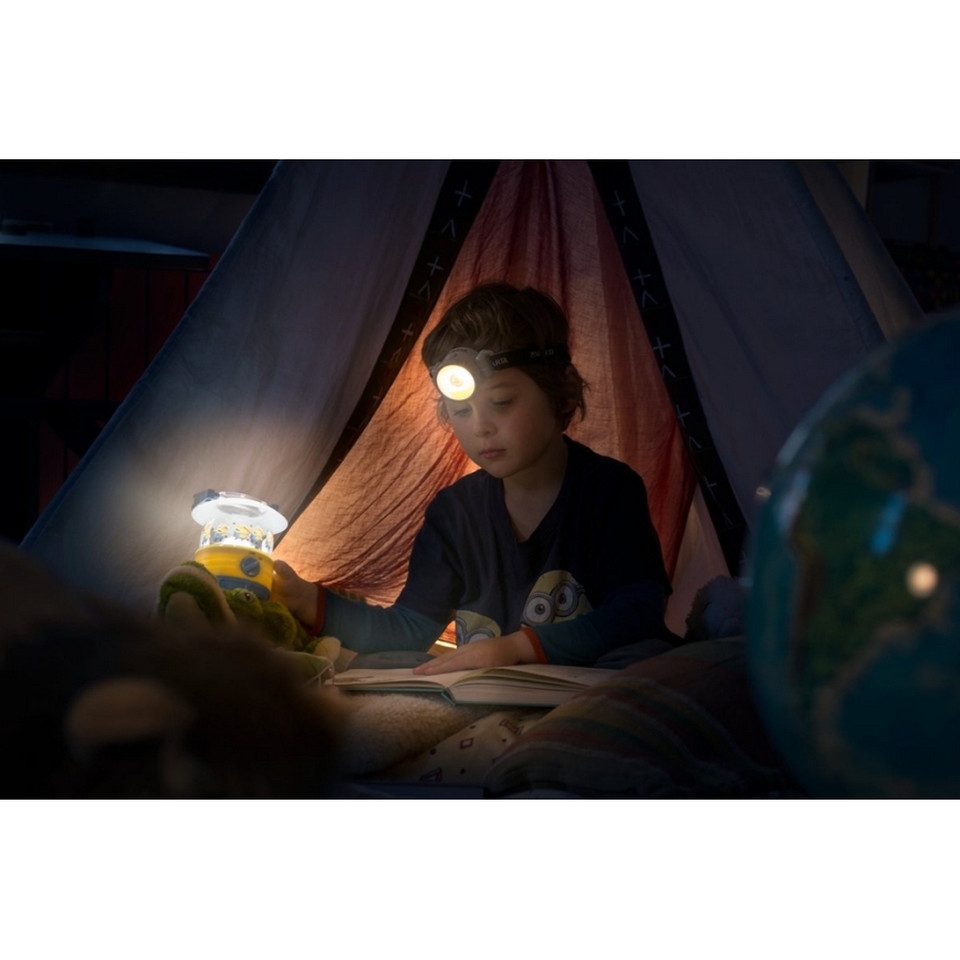 Varta 15611 - LED Dziecięca czołówka MINIONS LED/5W/1xAAA