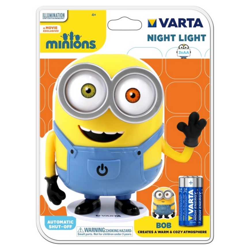 Varta 15615 - LED Dziecięca lampka nocna MINIONS LED/3xAA