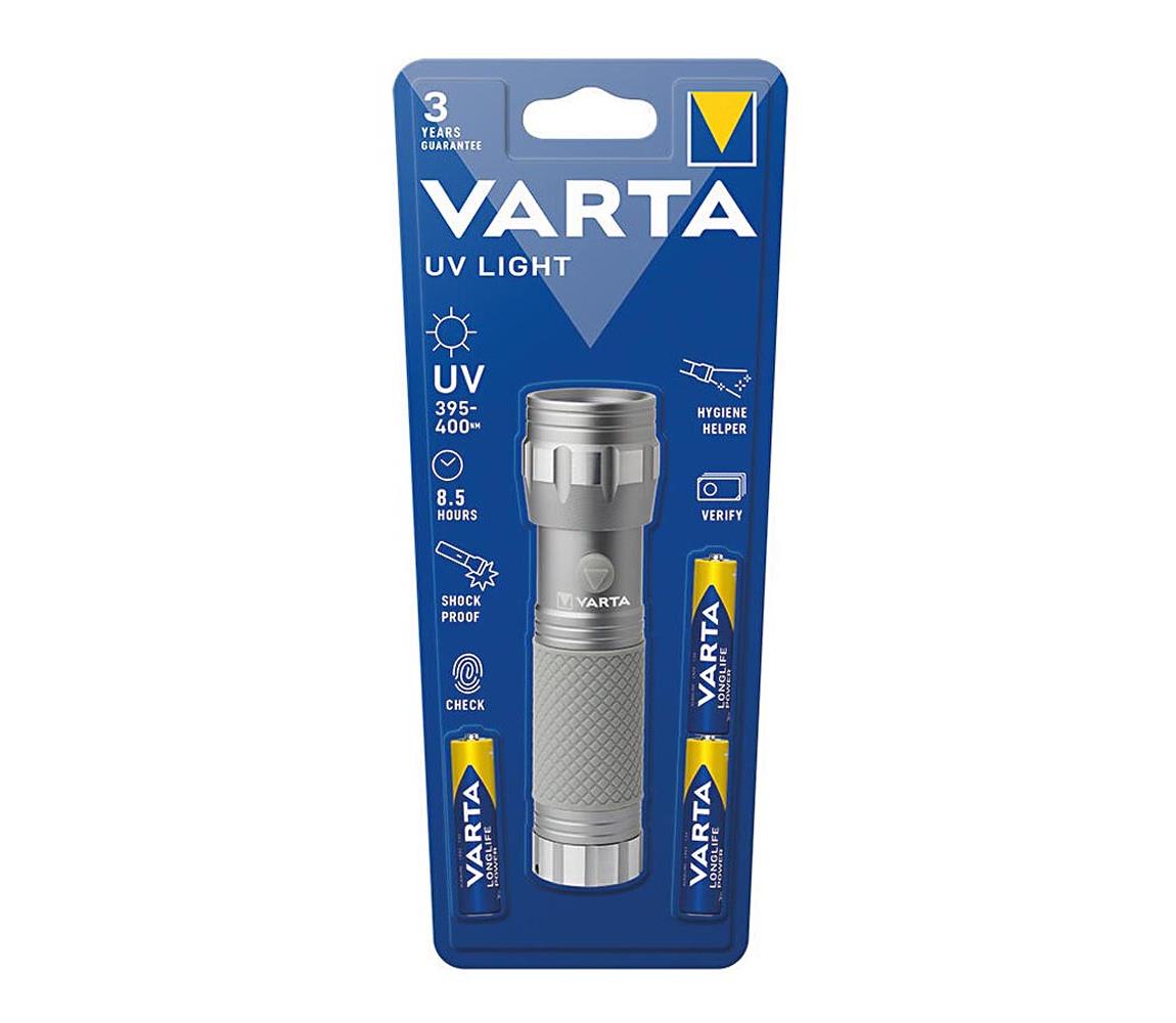 Varta 15638101421 - LED Latarka UV LIGHT UV/3xAAA