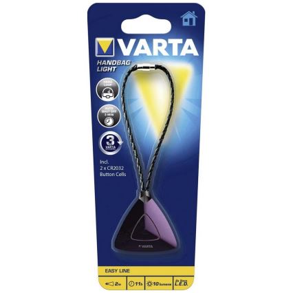 Varta 16169 - LED Latarka do torebki HANDBAG LIGHT 2xLED/2xCR2032