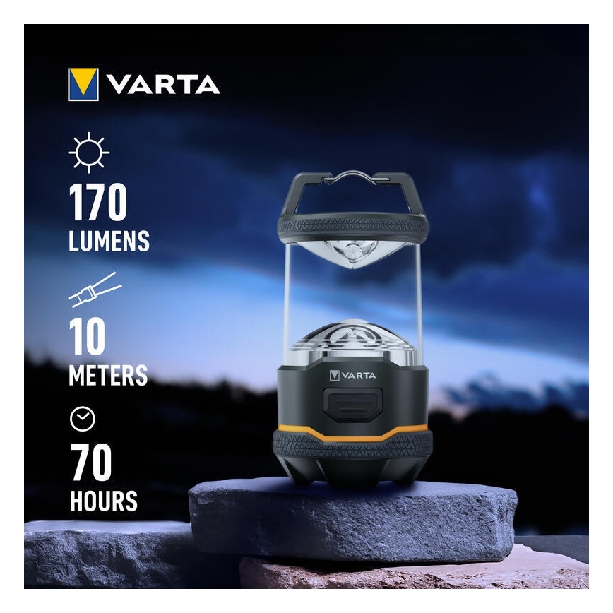 Varta 16550101111 - LED latarka kempingowa L10 LED/4xAA IP54