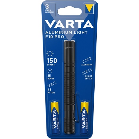 Varta 16606101421 - LED Latarka ALUMINIUM LIGHT LED/2xAAA