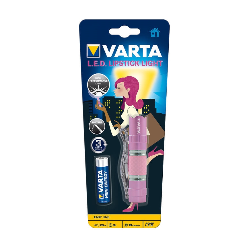 Varta 16617101421 - LED Latarka LIPSTICK LED/1xAA