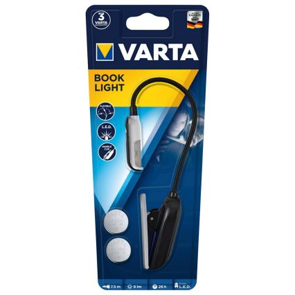 Varta 16618101421 - LED Lampa z klipsem BOOK LIGHT LED/2xCR2032