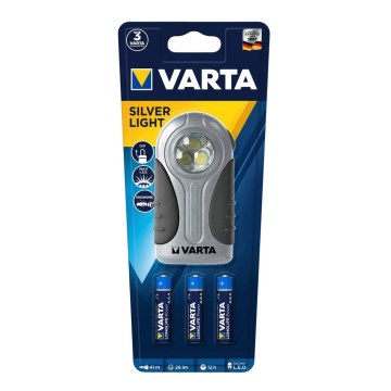 Varta 16647101421 - Latarka ręczna LED SILVER LIGHT LED/3xAAA