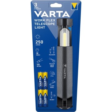 Varta 18646101421 - LED Latarka WORK FLEX LED/4xAA IP54