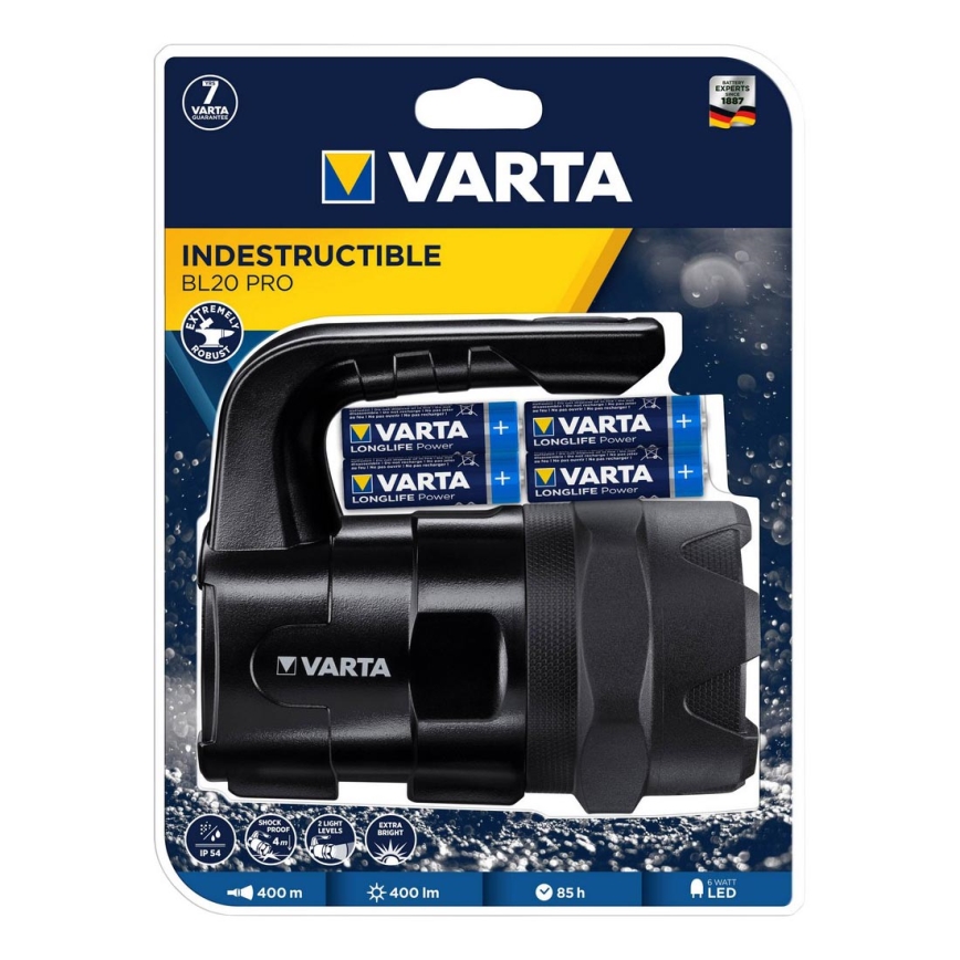 Varta 18751 - LED Latarka LED/6W/6xAA IP54