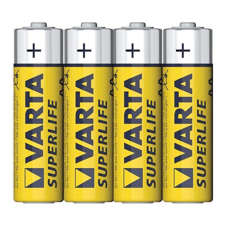 Varta 2006 - 4 szt. Bateria cynkowo-węglowa SUPERLIFE AA 1,5V SUPERLIFE