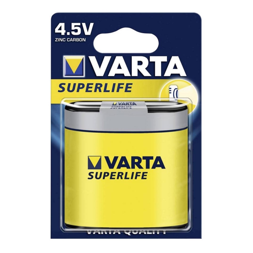 Varta 2012 - 1 szt. Bateria cynkowo-węglowa SUPERLIFE 4,5V