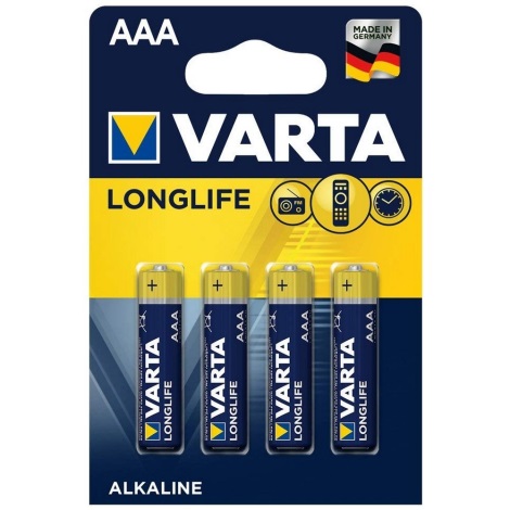 Varta 4103 - 4 szt. Baterie alkaliczne LONGLIFE EXTRA AAA 1,5V
