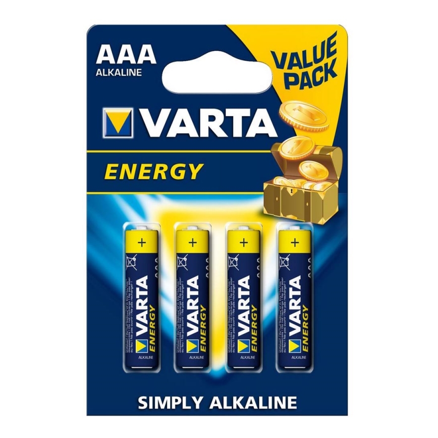 Varta 4103 - 4 szt. Baterii alkalicznych ENERGY AAA 1,5V