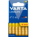 Varta 4103101746 - 6 sztuk baterii alkalicznych LONGLIFE AAA 1,5V
