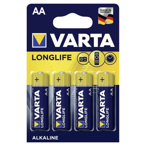 Varta 4106 - 4 szt. Bateria alkaliczna LONGLIFE EXTRA AA 1,5V