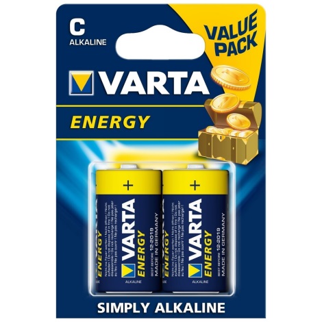 Varta 4114 - 2 szt. Baterii alkalicznych ENERGY C 1,5V