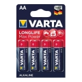 Varta 4706101404 - 4 szt. Bateria alkaliczna LONGLIFE AA 1,5V