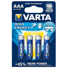 Varta 4903 - 4 szt Bateria alkaliczna HIGH ENERGY AAA 1,5V