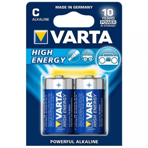 Varta 4914 - 2 sztuki Bateria alkaliczna HIGH ENERGY C 1,5V