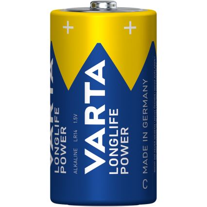 Varta 4914121422 - 2 sztuki baterii alkalicznych LONGLIFE POWER LR14/C 1,5V