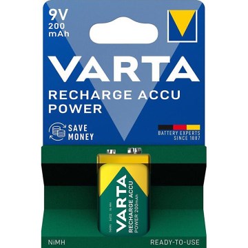 Varta 56722101401 - 1 szt. Akumulator NiMH 200 mAh 9 V
