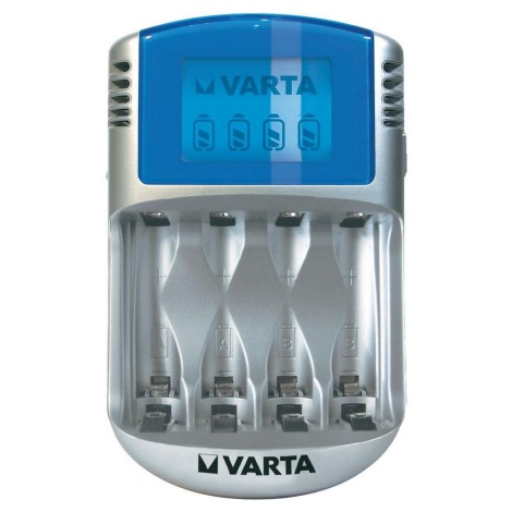 Varta 57070 - Ładowarka baterii LCD 4xAA/AAA 100-240V/12V/5V
