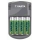 Varta 57617 - Ładowarka baterii QUATRO 4xAA/AAA/1x9V/USB 2100mAh 230V
