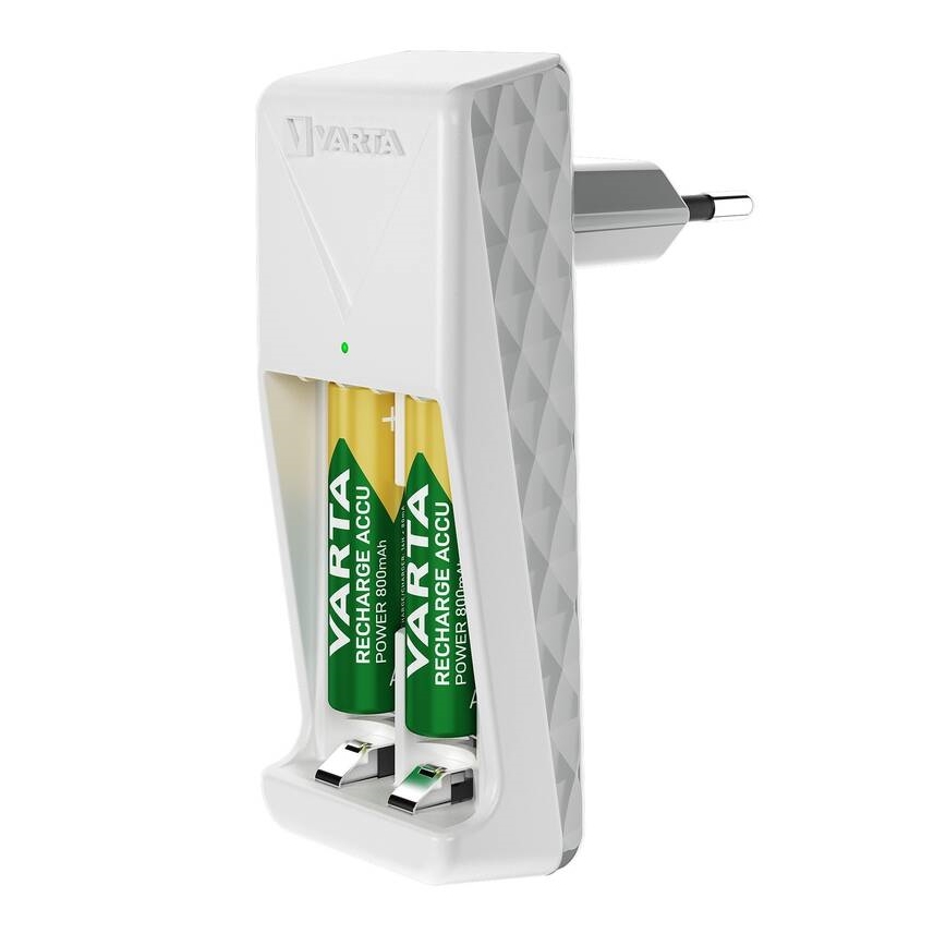 Varta 57656101451 - Ładowarka akumulatorów 2xAA/AAA 2100 mAh 230V