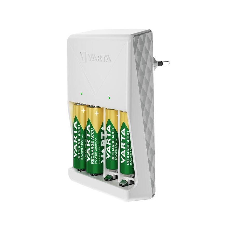 Varta 57657101451 - Ładowarka do baterii 4xAA/AAA 2100mAh 230V
