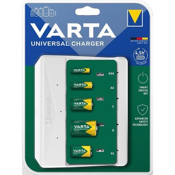Varta 57658101401 - Ładowarka baterii AA/AAA/C/D/5V