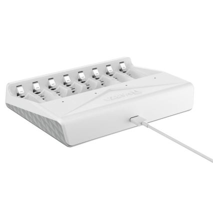 Varta 57659101401 - Ładowarka do akumulatorów 8x AA/AAA 5V
