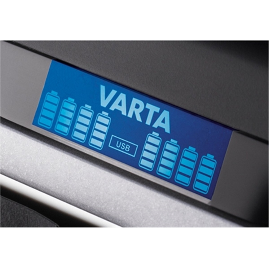 VARTA 57671 - LCD Multi ładowarka 8xAA/AAA a USB ładowanie 4h