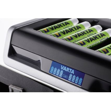 VARTA 57671 - LCD Multi ładowarka 8xAA/AAA a USB ładowanie 4h