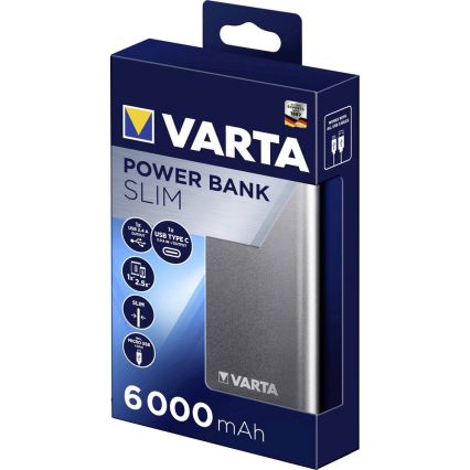 VARTA 57965 - Power bank 6000 mAh/3,7V