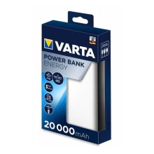 Varta 57978101111  - Power Bank ENERGY 20000mAh/2x2,4V biały