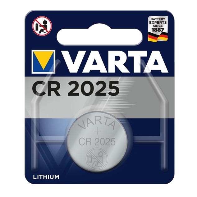 Varta 6025 - 1 szt. Bateria litowa CR2025 3V