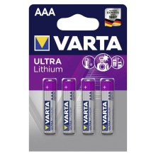 Varta 6103301404 - 4 szt. Bateria litowa ULTRA AAA 1,5V